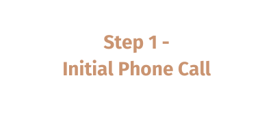 Step 1 Initial Phone Call